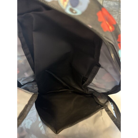 Disney Stitch Backpack NWT Floral Print Hawaiian Stitch School Bag Travel - Picture 5 of 5